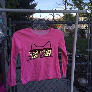 Pink kitty shirt